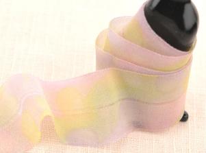 CT588彈性印花雪紗緞帶STRETCH PRINT ORGANDY RIBBON