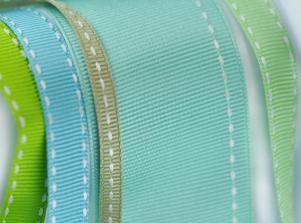 KK065迴紋帶/跳線車紋STITCH GROSGRAIN RIBBON