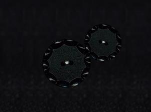 7195波浪邊凹型釦NYLON BUTTON
